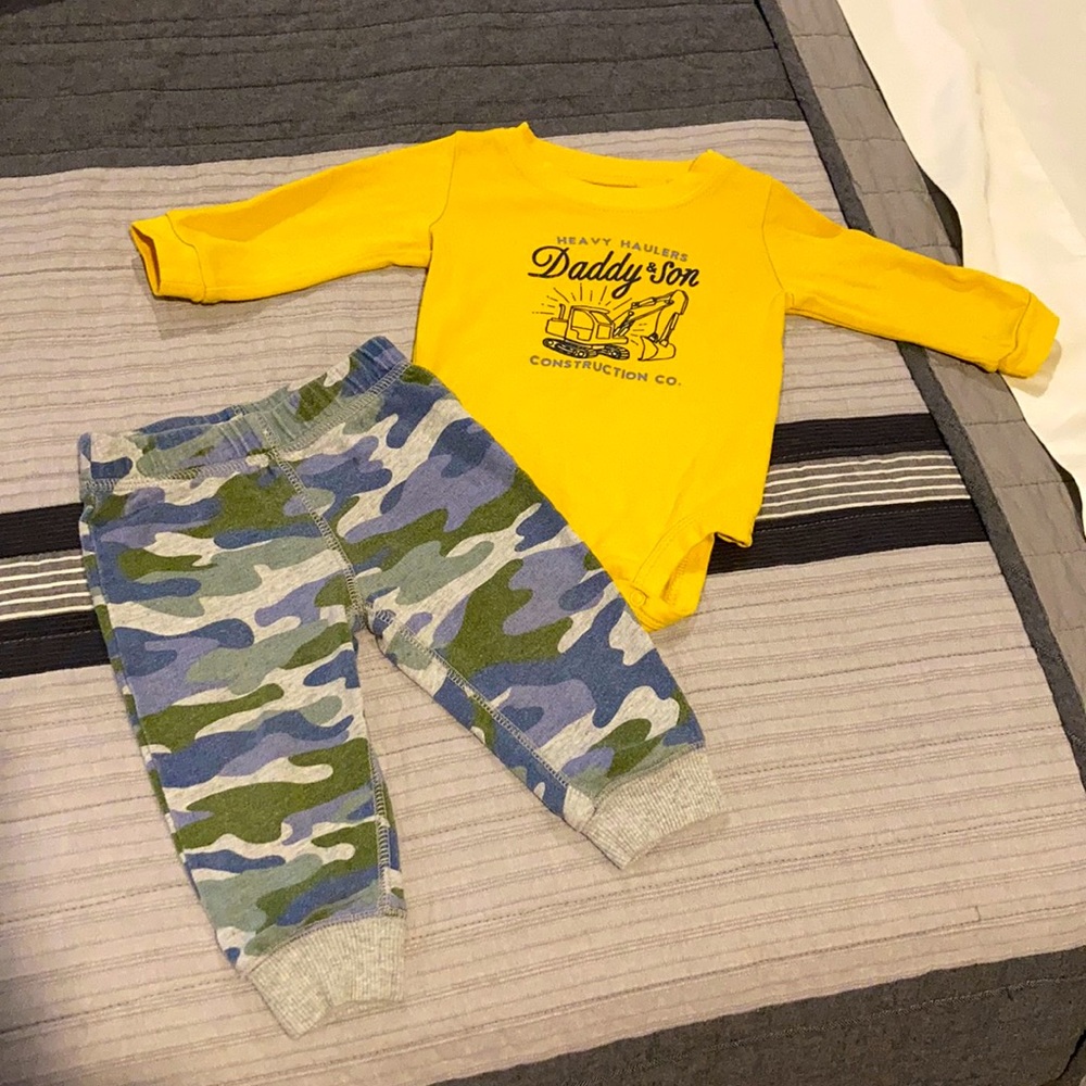 Daddy & Me Construction Matching Set